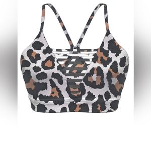 The Barbell Cartel Evolution Sports Bra Untamed Leopard Size Small